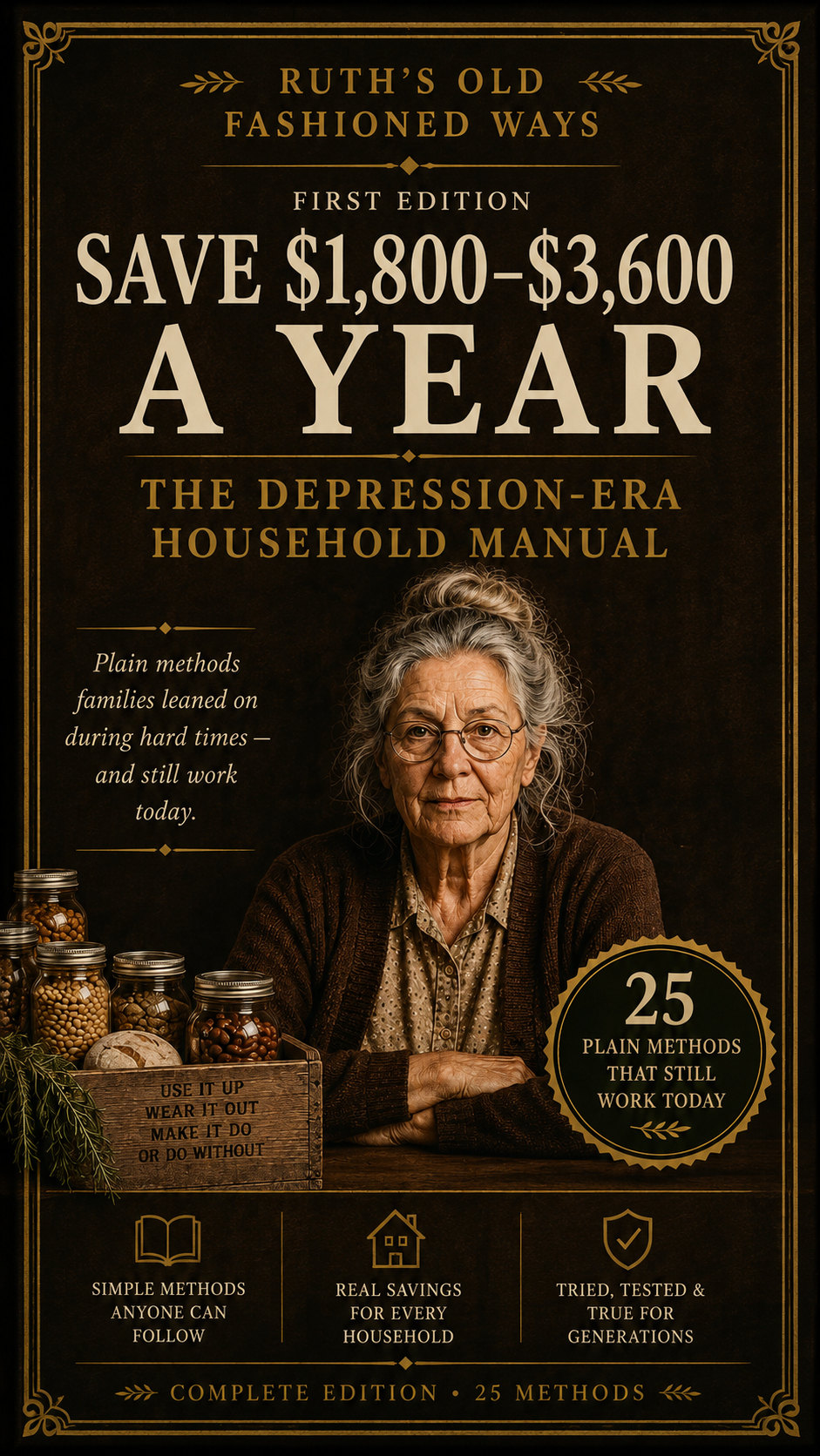 Ruth's Old Fashioned Ways — First Edition book cover
